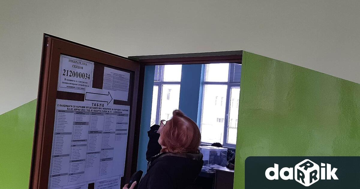21 99 е избирателната активност в Сливенска област при гласували 37