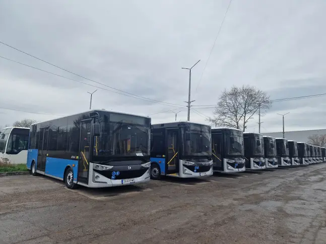 20 нови автобуси КАРСАН получи Градски транспорт Добрич ЕООД