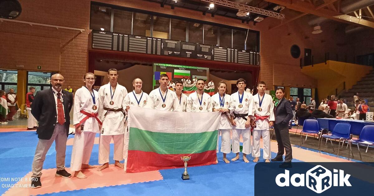 Второ място вгенералното класиране заеха българските каратеки на Европейското първенство