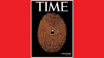 Пръстов отпечатък и зейнала уста: Новата корица на TIME осмива Тръмп