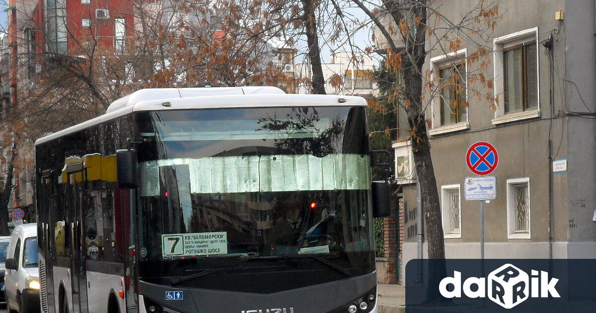 Автобус № 7 възстановява маршрута си по ул Димитър Талев Причината