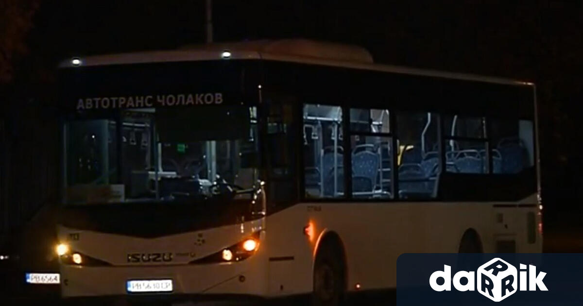 Автобус на градския транспорт в Пловдив се е запалил снощи
