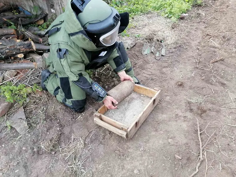 Военнослужещи унищожиха невзривен боеприпас, открит в Плевенско село