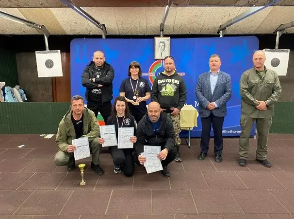 Награди за отбора на ОДМВР – Кюстендил, от Републиканския турнир по стрелба с боен пистолет