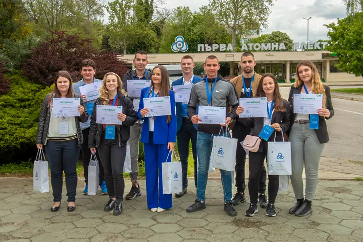 Гимназисти от Козлодуй станаха мениджъри за 1 ден в Атомната централа
