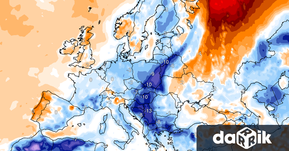 Добре оформен средиземноморски циклон ще определявремето над Балканите в следващите