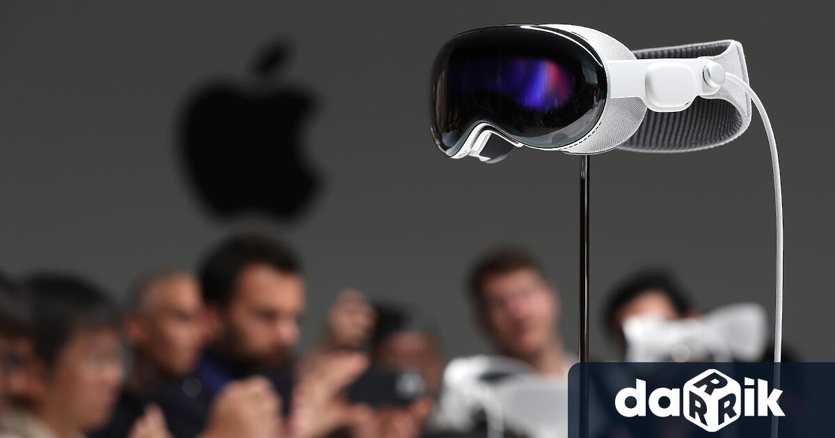 Apple представи дългоочакваните слушалки с добавена реалност Apple Vision Pro