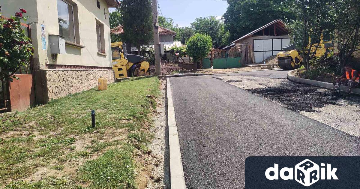 Община Гулянци извърши основен ремонт на улица Витоша в с