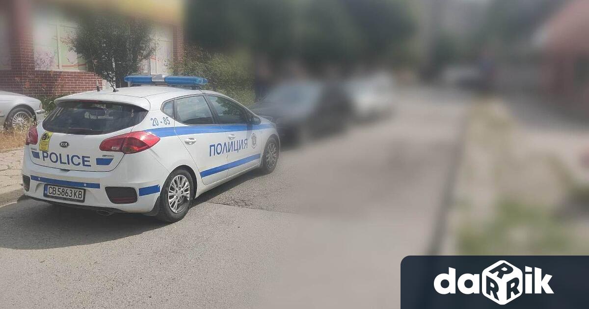 При полицейска проверка в Сливен е установен лек автомобил Мерцедес