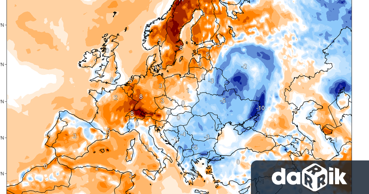 В района на София средноденонощната температурапродължава да е по ниска от
