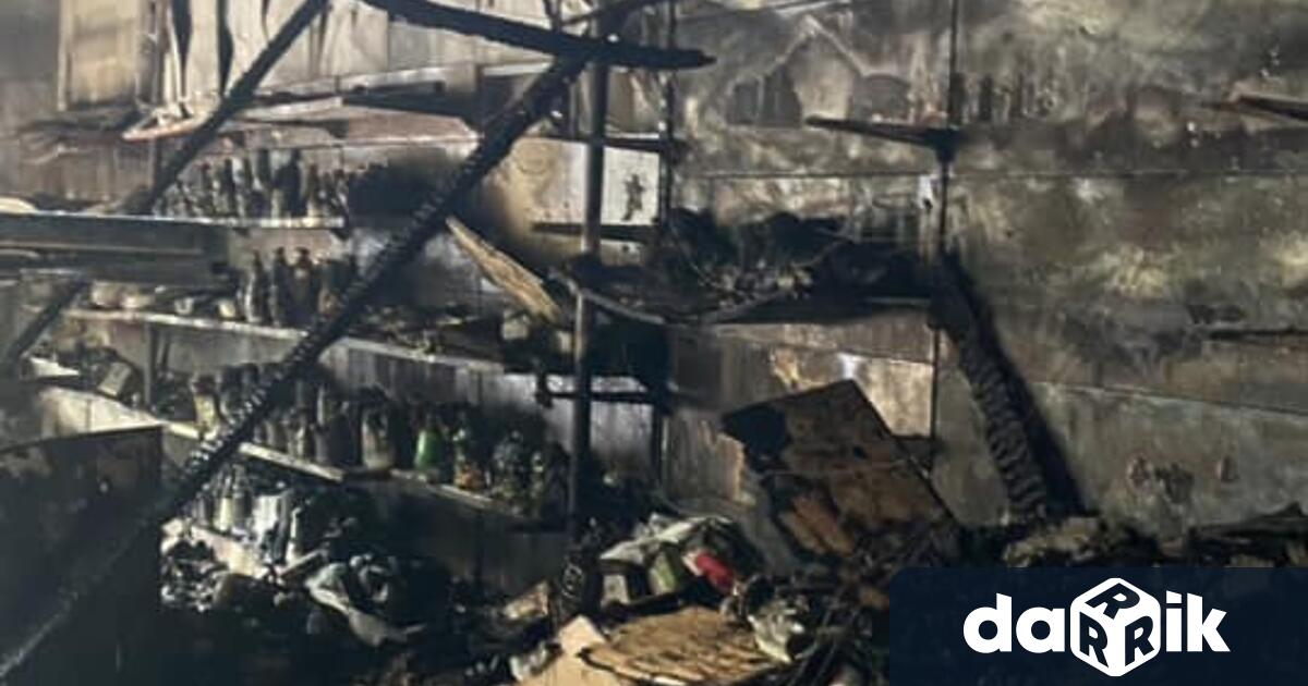 Пожар изпепели бивш ресторант в пловдивския район Южен Пламъците са