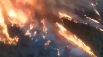 Големи горски пожари в турските окръзи Хатай, Чанаккале и Мерсин (видео)