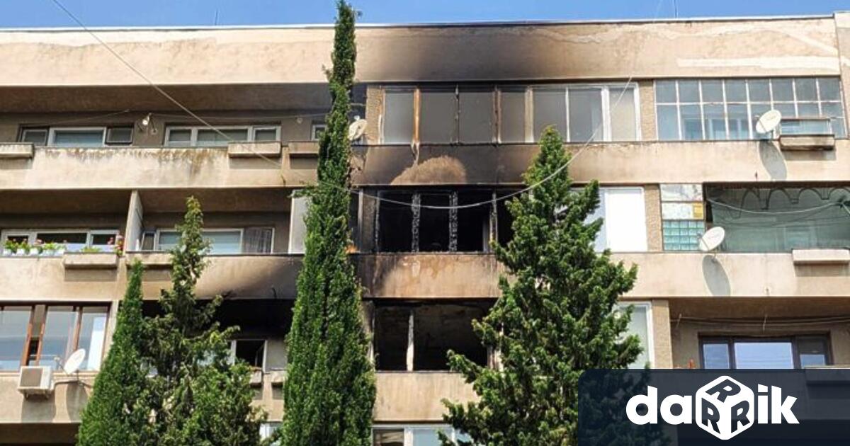 Припожар в апартамент в на бул. Хаджи Димитър“ в Сливен