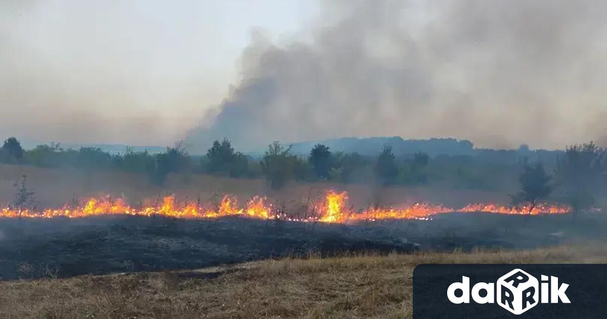 В кв Акация в Белослав вчера е пламнал пожар на