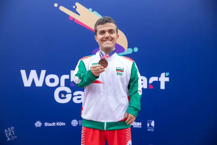 Григор Станчев с бронзов медал от Осмите световни игри за хора с нисък ръст