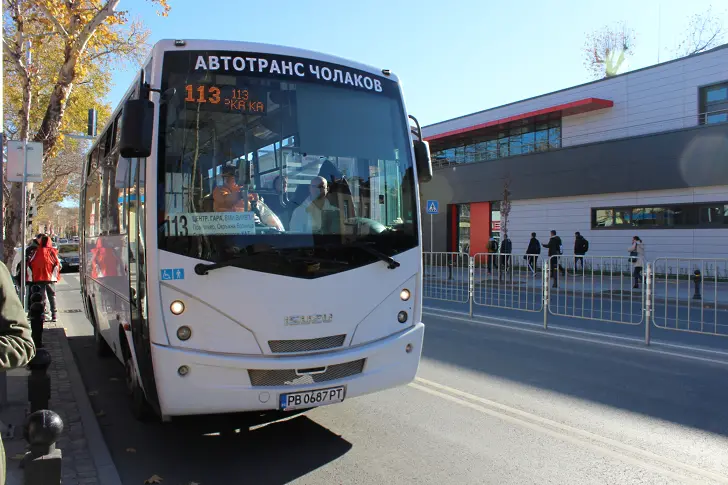 Променят маршрута на автобус 113 заради авариен ремонт