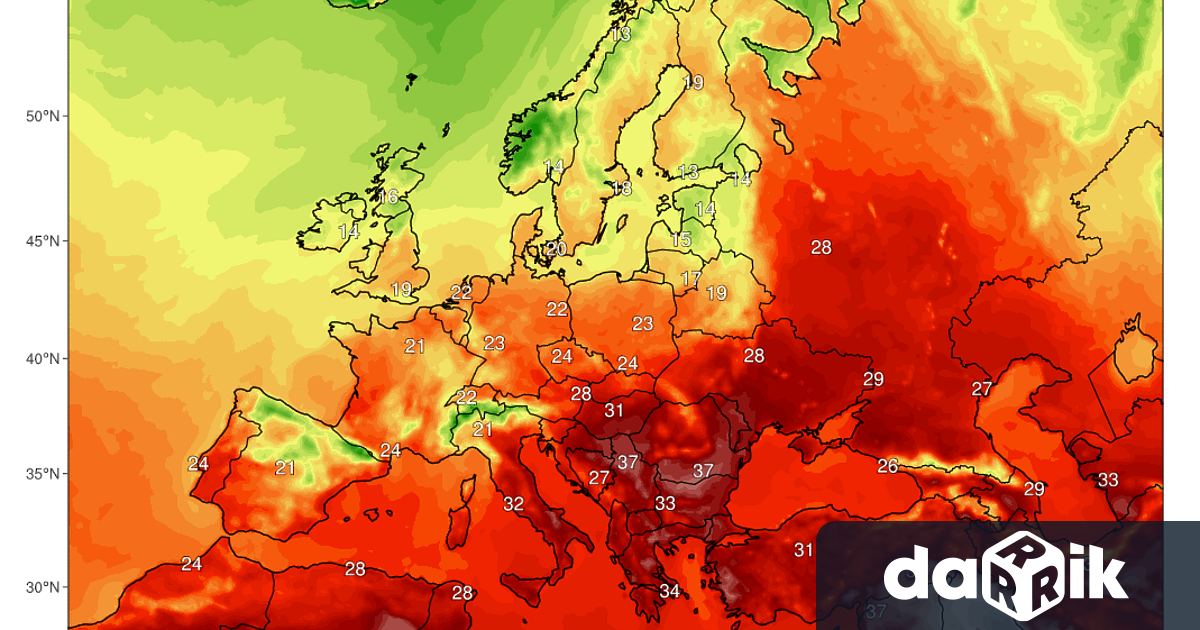 Дванайсет поредни дни в София след 17 август дневните температури