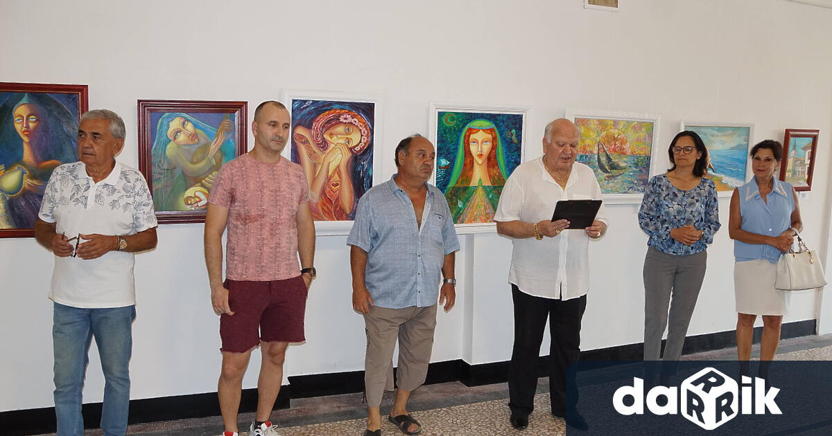 Талантливите художници баща и син Цоню и Денислав Меразчиеви представиха