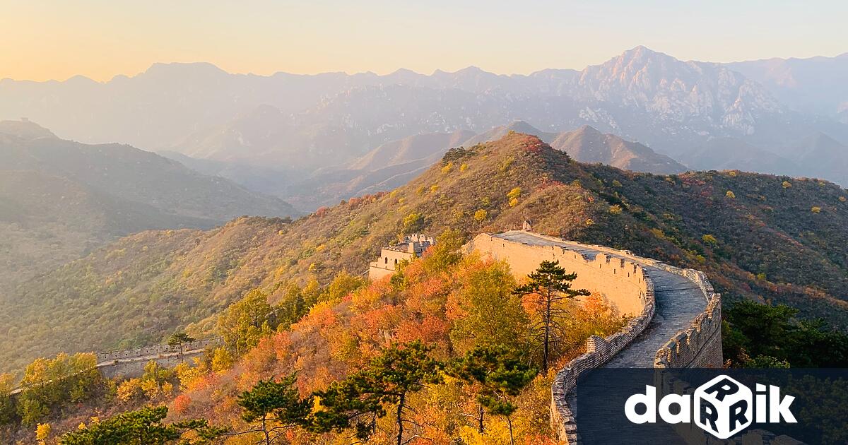 Едно от съвременните чудеса на света Великата китайска стена е