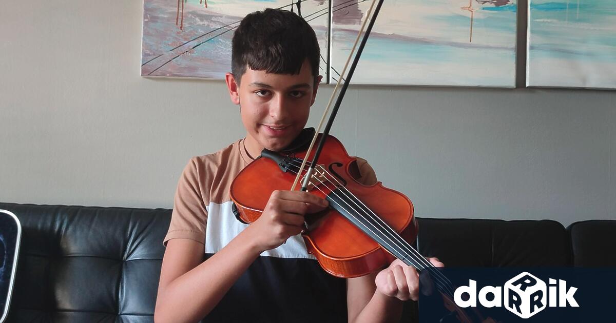 13 годишният Даниел Седянков е сред младите таланти спечелили приз на