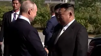 Путин и Ким Чен-ун се срещнаха на руския космодрум “Восточний”: Предстоят преговори между тях
