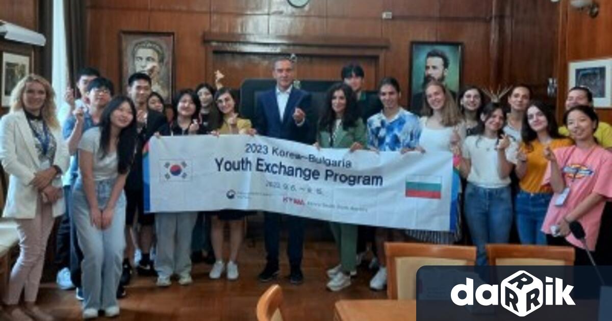 Делегация от Южна Корея се срещна с кмета Димитър Николов