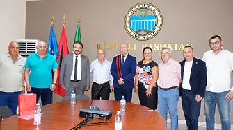 Делегация от Община Мездра посети побратимените с Мездра албански общини Булкиза и Либражд