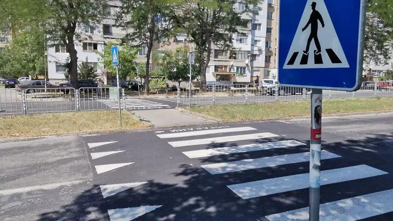 Жена  пострада при пътен инцидент на пешеходна пътека във Враца