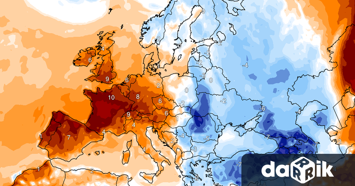 Топло начало на октомври Средноденонощната температура в района на София