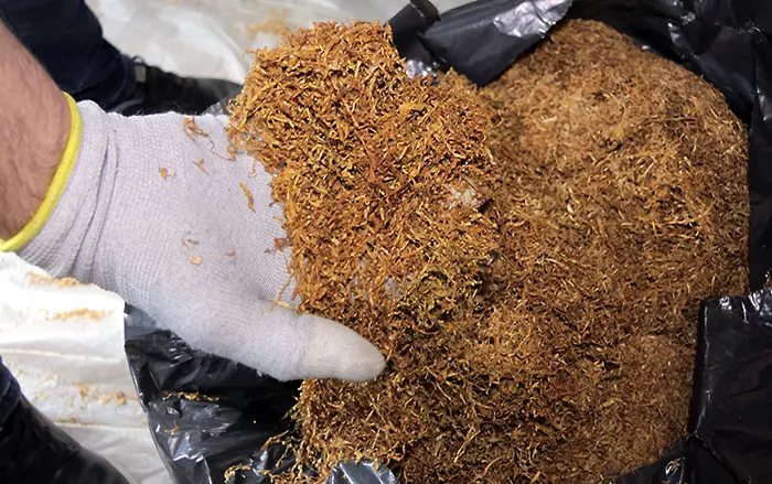 Полицията намери близо 1600 кг тютюн в търговската мрежа на Враца