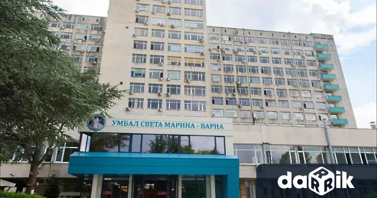 Подходът към варненската болница Света Марина от булевард Осми приморски