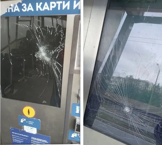 Бум на вандализма в автобусите и по спирките във Варна