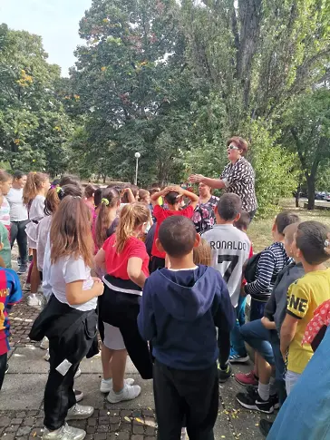 Учебен практикум по безопасност на движението за учениците от  ОУ “Максим Горки” - Левски