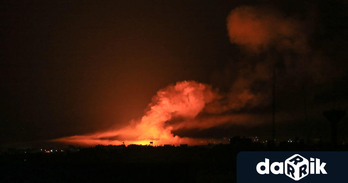 Израелските военновъздушни сили продължиха контраатаките си в ивицата Газа след