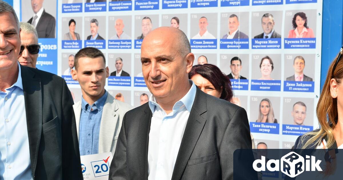 Стоян Грозев е кандидат за кмет в Община Бургас и