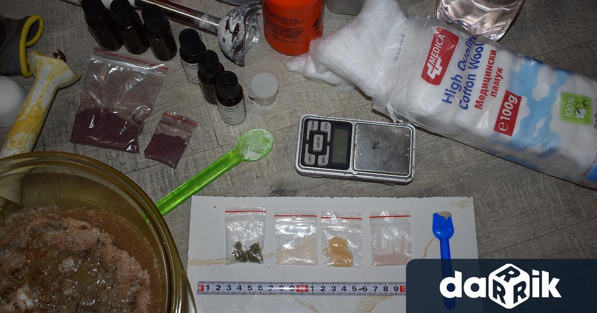 Производство на наркотици е разкрито при специализирана операция на полицията