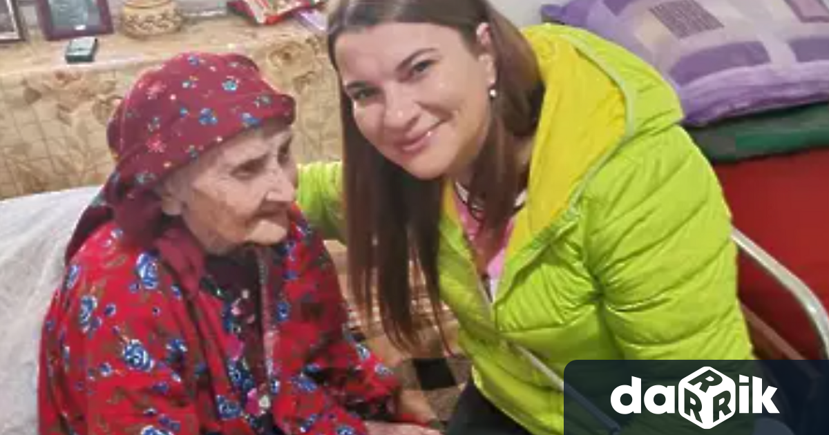 101-годишна баба гласува в с. Осиково | Darik.bg