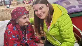 101-годишна баба гласува в с. Осиково 