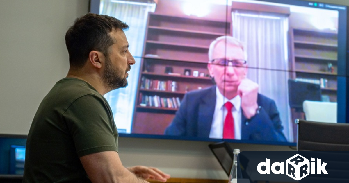Министър-председателят акад. Николай Денков проведе видеоконферентен разговор с украинския президент