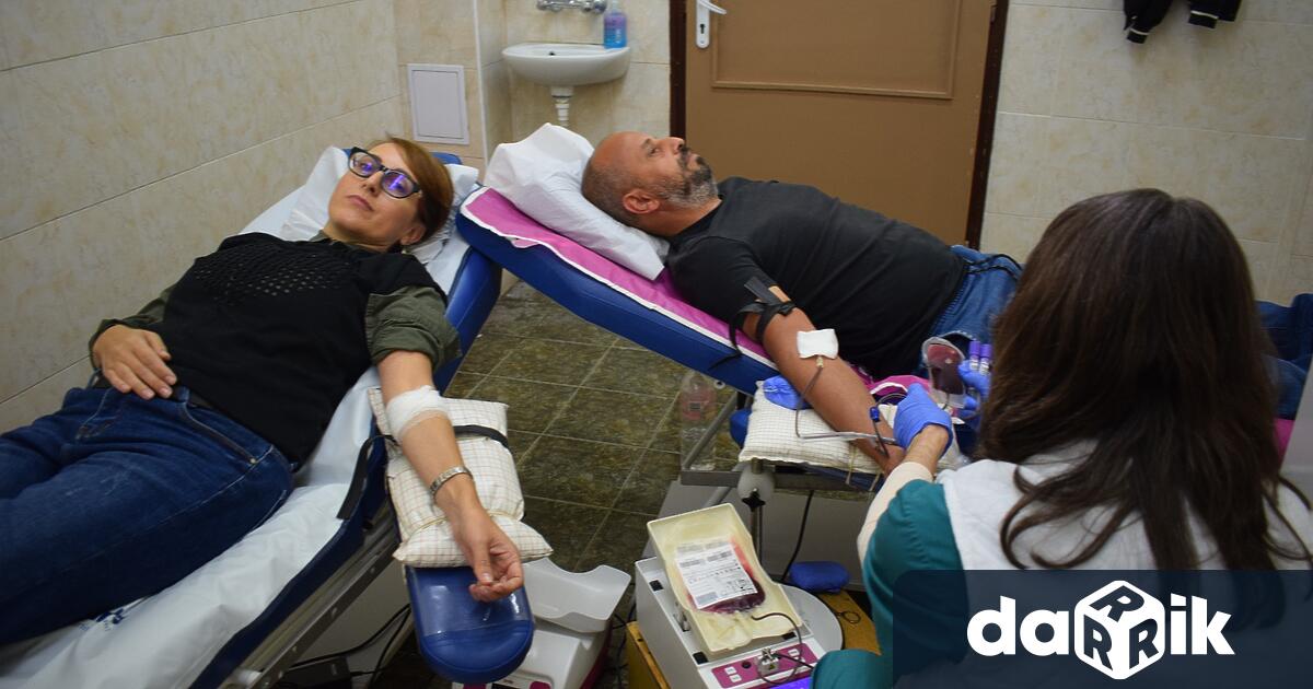 123-ма са общо кръводарителите, които дариха кръв по време на