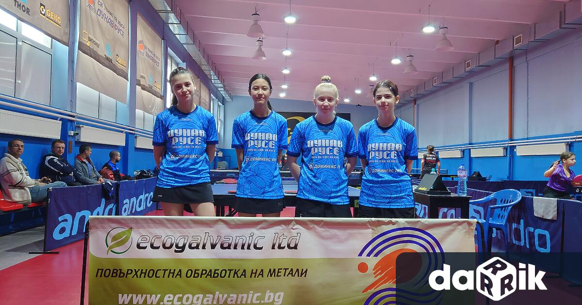 Триумфален дебют на русенските девойки по тенис на маса при
