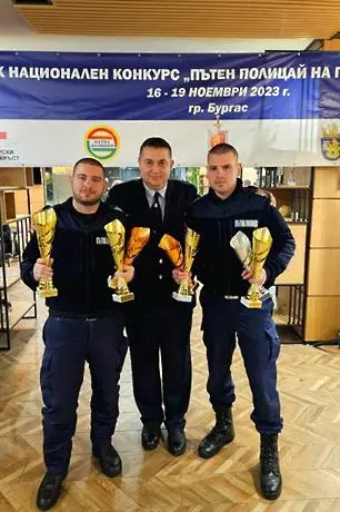 Марио Марков е носител на приза „Пътен полицай на годината 2023“