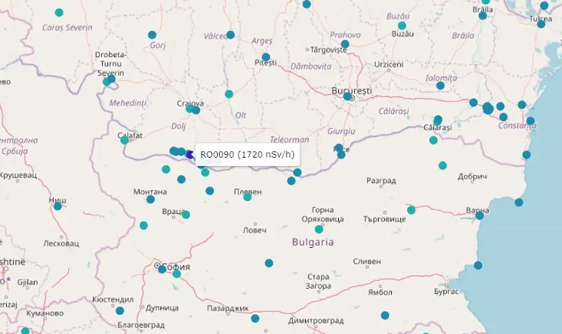 Непотвърдено: Станция отчете повишение на радиационния фон в близост до Козлодуй