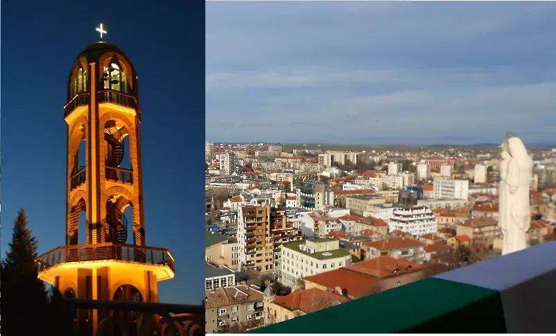 Камбанарията на „Ямача“ в Хасково 16 дни свети в оранжево 