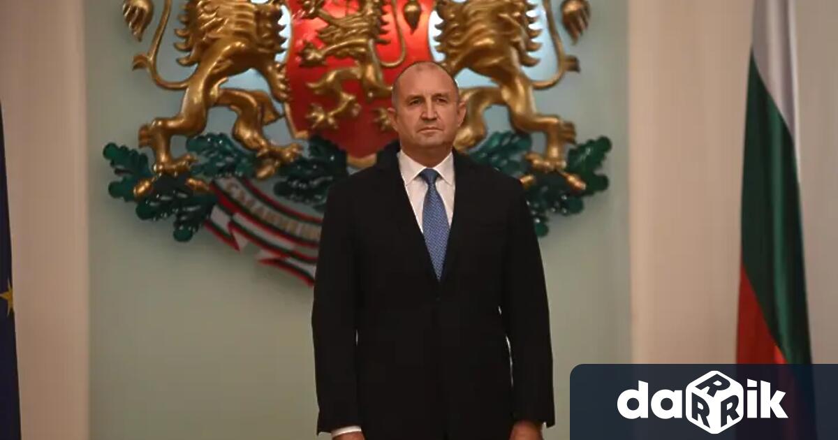 Президентът Румен Радев пристига в Бургас в понеделник, за да