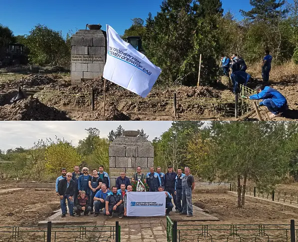 Възстановиха войнишкия паметник в с.Александрия, община Крушари