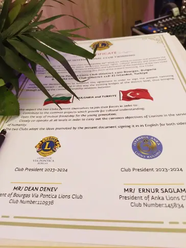 Български и турски лайънс клубове обединяват усилия за хуманни каузи 
