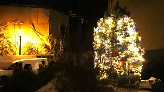 Коледното дърво на Лапидариума грейва, започва празникът „Светлина и надежда в Стария град“