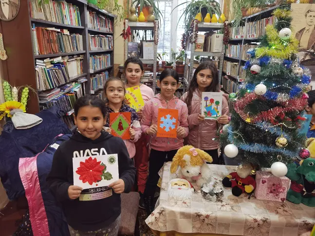 Kоледно настроение цари  в читалището  на село Aсеновци