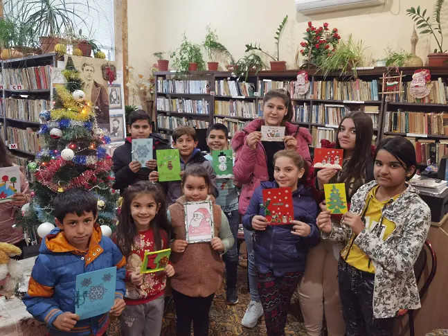 Kоледно настроение цари  в читалището  на село Aсеновци